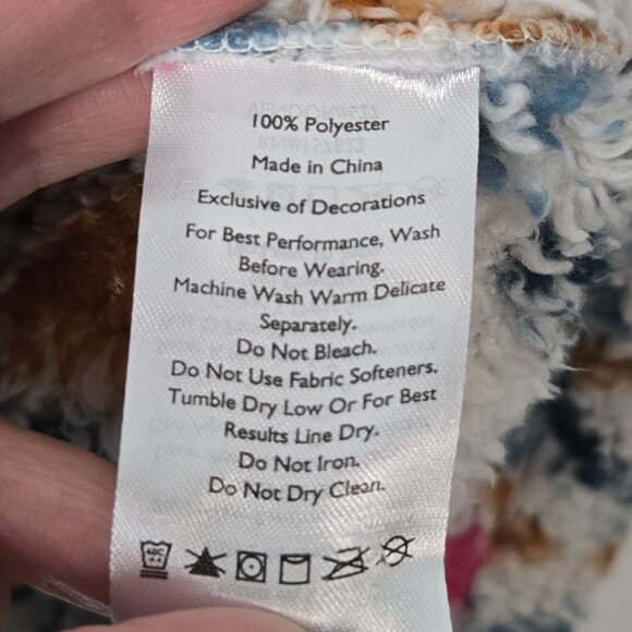 Eddie Bauer Size L Soft Fleece 1/4 Zip Long Sleeve Pullover Sweater Sweatshirt - Picture 6 of 10